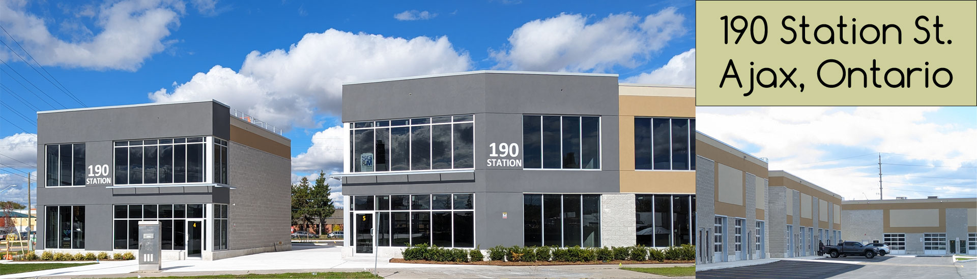 Commercial Plaza on Station Street, Ajax, Ontario